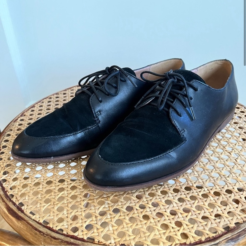 Madewell Alex Leather and Suede Oxfords